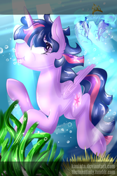 Size: 2000x3000 | Tagged: safe, artist:baldmoose, twilight sparkle, alicorn, jellyfish, pony, g4, dusk shine, high res, male, new crown, prince dusk, rule 63, stallion, swimming, twilight sparkle (alicorn), underwater