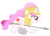 Size: 550x400 | Tagged: safe, artist:nerdponymod, princess celestia, pony, g4, cewestia, cute, female, filly, helmet, open mouth, running, simple background, solo, spear, transparent background