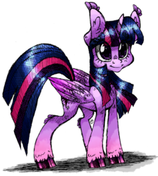 Size: 1188x1326 | Tagged: safe, artist:tidalwav-3, twilight sparkle, alicorn, pony, g4, female, mare, solo, twilight sparkle (alicorn)