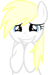 Size: 2555x3980 | Tagged: safe, artist:accu, oc, oc only, oc:aryanne, pony, g4, blonde, embarrassed, female, high res, holding hooves, show accurate, shy, simple background, smiling, solo, sorry, transparent background, upper body, vector