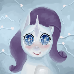 Size: 800x800 | Tagged: safe, artist:gothic-rarity, rarity, pony, g4, female, solo