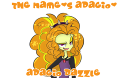 Size: 980x611 | Tagged: safe, artist:jankrys00, adagio dazzle, equestria girls, g4, my little pony equestria girls: rainbow rocks, female, solo