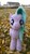 Size: 918x1632 | Tagged: safe, artist:zombies8mywaffle, flitter, pegasus, pony, g4, cute, folded wings, front view, grass, handmade, irl, outdoors, photo, plushie, wings