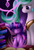 Size: 3900x5700 | Tagged: safe, artist:grennadder, princess celestia, twilight sparkle, g4, absurd resolution, book, eyes closed, filly, filly twilight sparkle, magic