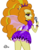 Size: 846x1080 | Tagged: safe, artist:efureal, adagio dazzle, equestria girls, g4, my little pony equestria girls: rainbow rocks, fin wings, microphone, ponied up