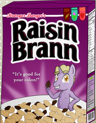 Size: 1465x1882 | Tagged: safe, artist:10art1, oc, oc only, oc:brann flakes, anthro, cereal, raisin bran, solo