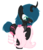 Size: 700x820 | Tagged: dead source, safe, artist:afropuppy, oc, oc only, oc:bella boo, hybrid, clothes, interspecies offspring, magical lesbian spawn, offspring, parent:oc:fluffle puff, parent:queen chrysalis, parents:canon x oc, parents:chrysipuff, socks, solo, striped socks