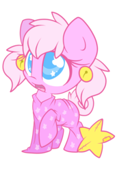 Size: 2500x3391 | Tagged: safe, artist:starlightlore, oc, oc only, oc:almond bloom, pony, clothes, cute, high res, hnnng, onesie, pajamas, simple background, solo, transparent background, wingding eyes