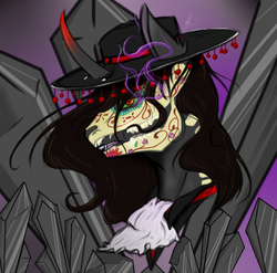 Size: 399x394 | Tagged: safe, king sombra, g4, dia de los muertos, king sombrero, male, solo, sombrero