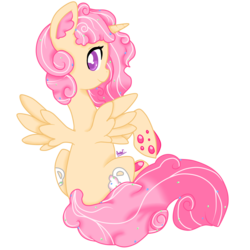 Size: 1559x1559 | Tagged: safe, artist:ashourii, oc, oc only, oc:cuppy cake, alicorn, pony, alicorn oc, solo, sprinkles