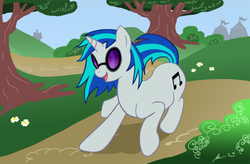 Size: 914x598 | Tagged: safe, dj pon-3, vinyl scratch, g4, female, solo