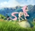 Size: 2000x1800 | Tagged: safe, artist:miokomata, fluttershy, g4, female, floppy ears, mountain, raised hoof, scenery, solo, tongue out