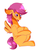 Size: 1280x1671 | Tagged: safe, artist:pinkiepiestyle, scootaloo, pegasus, pony, g4, art trade, belly, female, momma scoots, pregnant, pregnant scootaloo, solo