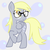 Size: 894x894 | Tagged: safe, artist:applexpie2, derpy hooves, pegasus, pony, g4, female, glasses, mare, solo