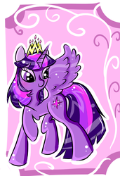 Size: 703x1029 | Tagged: safe, artist:blueshadowsmist, twilight sparkle, alicorn, pony, g4, female, mare, new crown, solo, twilight sparkle (alicorn)