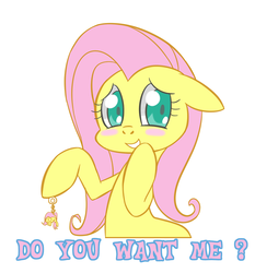 Size: 1024x1098 | Tagged: safe, artist:congee-painting, fluttershy, g4, blushing, bronybait, female, keychain, pixiv, solo