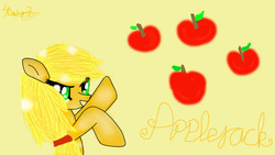 Size: 960x540 | Tagged: safe, artist:sdwing7, applejack, earth pony, pony, g4, female, solo