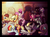 Size: 2232x1635 | Tagged: safe, artist:kikirrikitiki, applejack, derpy hooves, fluttershy, pinkie pie, rainbow dash, rarity, twilight sparkle, oc, earth pony, pegasus, pony, unicorn, g4, bar, drool, drunk, drunk aj, drunk rarity, drunk twilight, drunker dash, ears back, female, floppy ears, lying down, magic, mane six, mare, on back, one ear down, sleeping, telekinesis, unicorn twilight