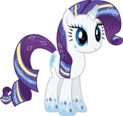 Size: 6048x5709 | Tagged: safe, artist:sugar-loop, rarity, g4, absurd resolution, female, rainbow power, simple background, solo, transparent background, vector