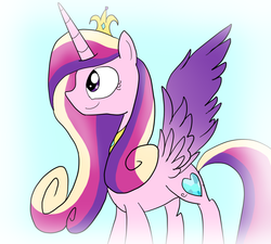 Size: 1000x900 | Tagged: safe, artist:jayivee, princess cadance, alicorn, pony, g4, female, mare, solo