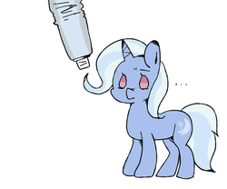 Size: 1200x1000 | Tagged: safe, artist:gmrqor, trixie, pony, unicorn, g4, female, mare, solo, toothpaste