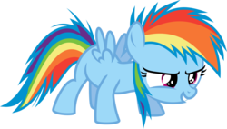 Size: 6400x3645 | Tagged: safe, artist:sir-teutonic-knight, rainbow dash, g4, .svg available, absurd resolution, female, filly, filly rainbow dash, grin, simple background, solo, sonic rainboom, transparent background, vector
