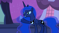 Size: 1366x768 | Tagged: safe, screencap, princess luna, g4, luna eclipsed, female, solo