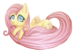 Size: 456x313 | Tagged: safe, artist:pixel-nightmare, fluttershy, g4, chibi, female, solo