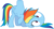 Size: 1378x748 | Tagged: artist needed, source needed, safe, rainbow dash, g4, detachable head, disembodied head, female, headless, modular, simple background, solo, transparent background, vector, wat