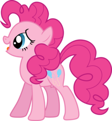 Size: 861x927 | Tagged: safe, artist:lucefudu, pinkie pie, g4, female, simple background, solo, transparent background, vector