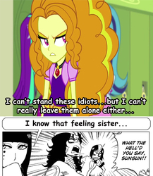 Size: 500x576 | Tagged: safe, adagio dazzle, aria blaze, sonata dusk, equestria girls, g4, arrancar, bleach (manga), crossover, cyan sung-sun, dialogue, emilou apacci, franceska mila rose, the dazzlings, tres bestias