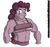 Size: 582x552 | Tagged: safe, artist:advanceddefense, artist:greentark46, pinkie pie, human, g4, bikini, clothes, colored, female, humanized, musclegut, muscles, pinkie pump, puce turnover, sharp teeth, solo, strong fat, swimsuit