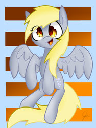 Size: 660x880 | Tagged: safe, artist:ibacchstudios, derpy hooves, pegasus, pony, g4, female, mare, solo