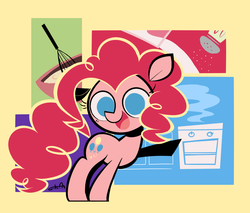 Size: 1280x1088 | Tagged: safe, artist:footsam, pinkie pie, earth pony, pony, ask pinkie pie and tornado, g4, ask, female, solo, tumblr