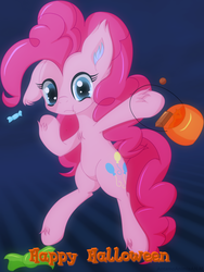 Size: 2880x3840 | Tagged: safe, artist:an-m, pinkie pie, g4, female, halloween, high res, solo