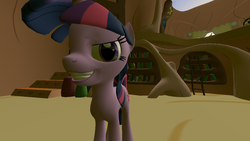 Size: 1280x720 | Tagged: safe, twilight sparkle, g4, 3d, female, golden oaks library, solo, source filmmaker