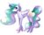 Size: 1000x800 | Tagged: safe, artist:pinkpandaberry, princess celestia, g4, female, looking at you, solo