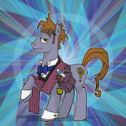 Size: 600x600 | Tagged: safe, artist:joeengland, doctor who, ponified