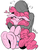 Size: 729x943 | Tagged: safe, artist:nekubi, pinkie pie, oc, oc:anon, earth pony, human, pony, g4, blushing, cute, diapinkes, eyes closed, female, floppy ears, happy, heart, hug, male, mare, nuzzling, simple background, smiling, snuggling, squishy cheeks, straight, underhoof, weapons-grade cute, white background