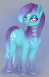 Size: 1137x1774 | Tagged: safe, artist:dirlcutto, oc, oc only, oc:locks, earth pony, pony, female, magic, mare