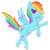 Size: 2686x2673 | Tagged: safe, artist:allymoodyneko, rainbow dash, g4, female, high res, solo