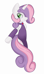 Size: 760x1288 | Tagged: safe, artist:zanezandell, sweetie belle, pony, g4, bipedal, cutie mark, female, older, solo