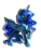 Size: 600x800 | Tagged: safe, artist:anightlypony, nightmare moon, princess luna, g4, female, solo