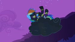 Size: 1366x768 | Tagged: safe, screencap, rainbow dash, g4, luna eclipsed, female, solo