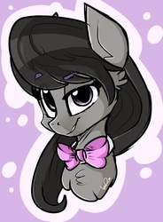 Size: 943x1280 | Tagged: safe, artist:shyshyoctavia, octavia melody, g4, bust, cute, dreamworks face, female, solo, tavibetes