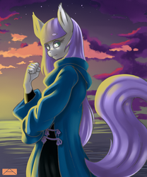 Size: 1000x1200 | Tagged: safe, artist:m@k, maud pie, earth pony, anthro, g4, female, pixiv, solo