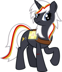 Size: 1472x1703 | Tagged: safe, artist:brisineo, oc, oc only, oc:velvet remedy, pony, unicorn, fallout equestria, blood, fanfic, fanfic art, female, fluttershy medical saddlebag, horn, mare, medical saddlebag, saddle bag, simple background, solo, transparent background, vector