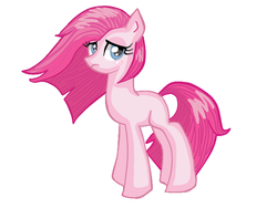 Size: 640x480 | Tagged: safe, artist:annaiszoom, pinkie pie, g4, female, missing cutie mark, pinkamena diane pie, solo