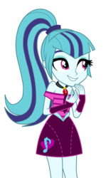 Size: 3560x5979 | Tagged: safe, artist:vaniaeditors, sonata dusk, equestria girls, g4, my little pony equestria girls: rainbow rocks, clothes, cute, cutie mark on clothes, female, giggling, simple background, skirt, solo, transparent background, vector