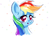 Size: 1166x845 | Tagged: safe, artist:colossalstinker, rainbow dash, g4, female, solo